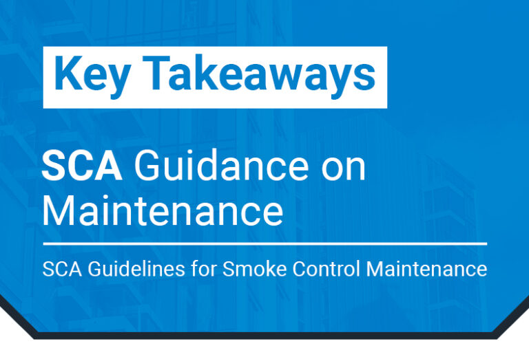 Smoke Control Maintenance Guidance